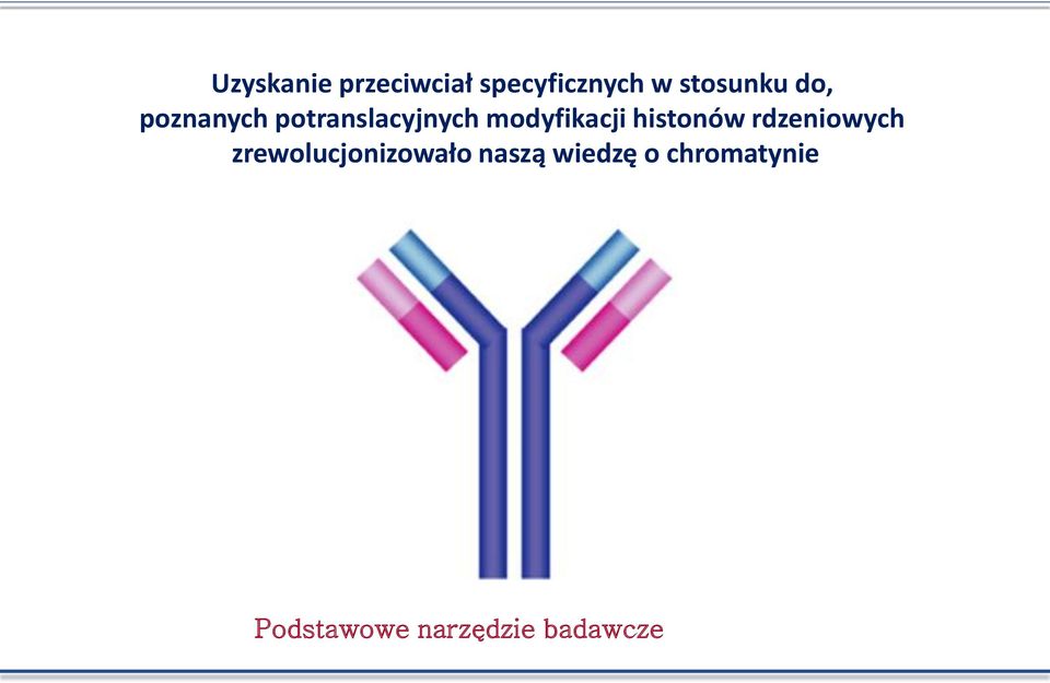 histonów rdzeniowych zrewolucjonizowało naszą