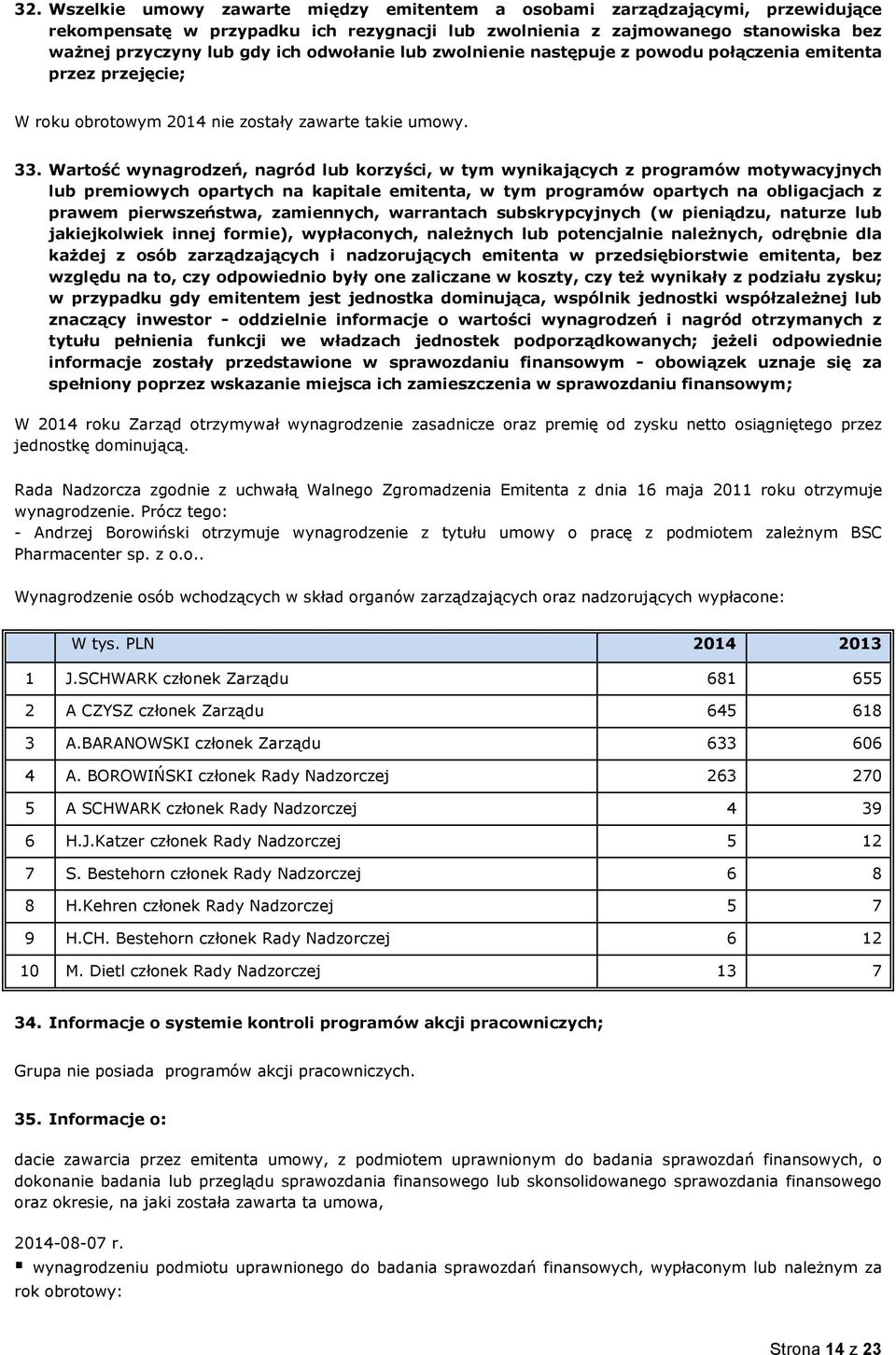 Wartość wynagrodzeń, nagród lub korzyści, w tym wynikających z programów motywacyjnych lub premiowych opartych na kapitale emitenta, w tym programów opartych na obligacjach z prawem pierwszeństwa,