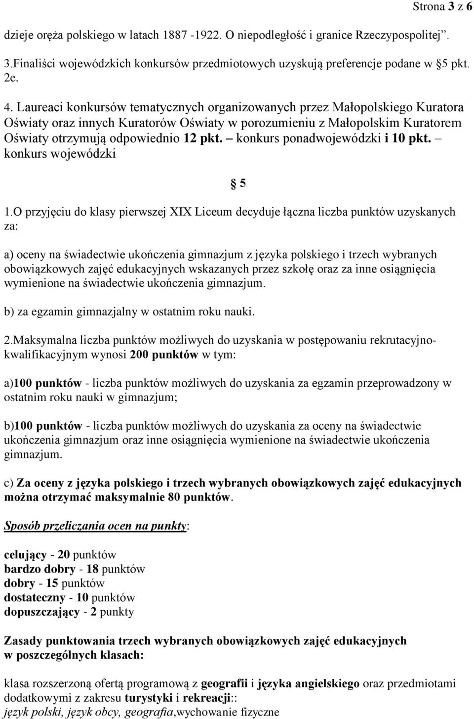 konkurs ponadwojewódzki i 10 pkt. konkurs wojewódzki 1.