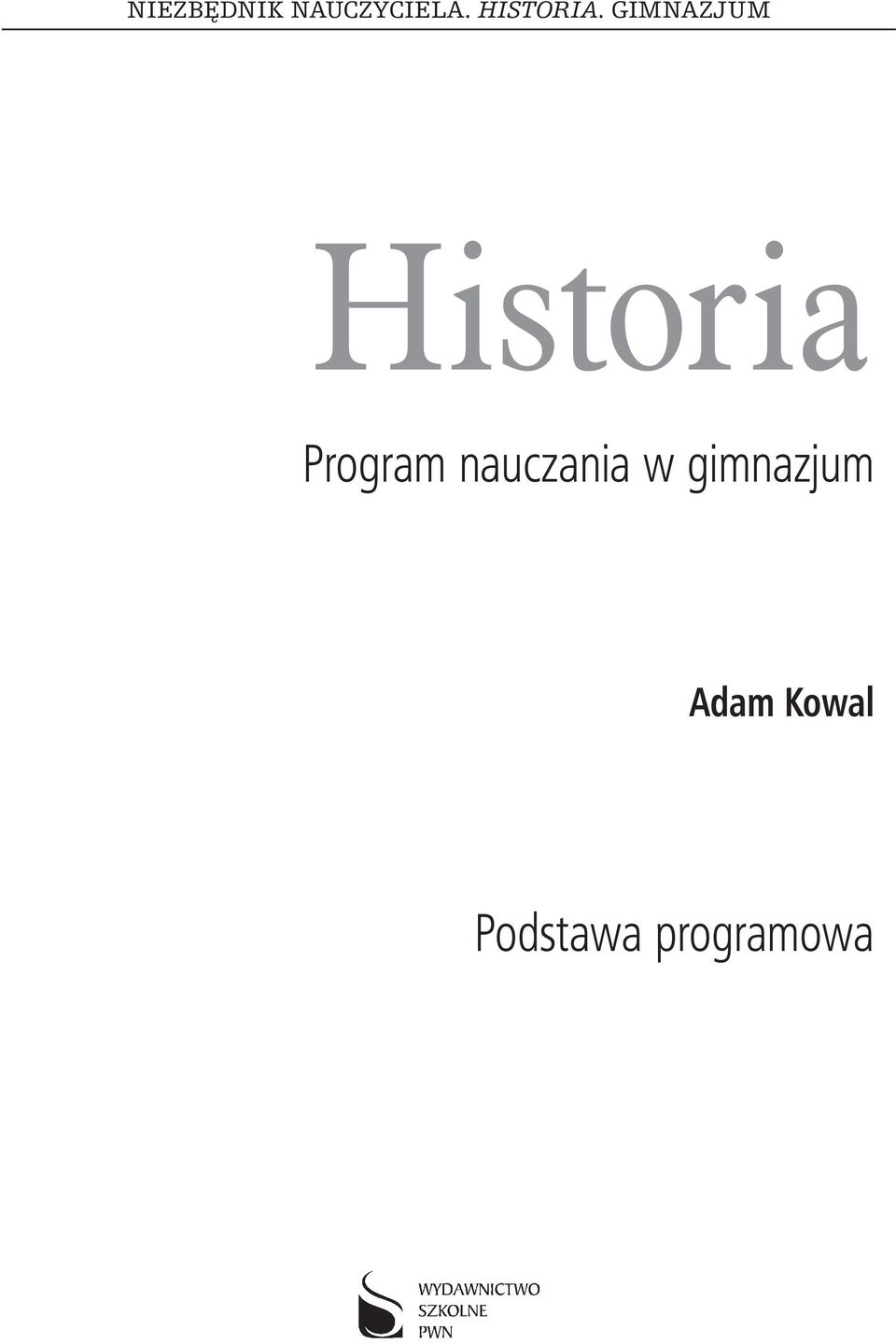 GIMNAZJUM Historia Program