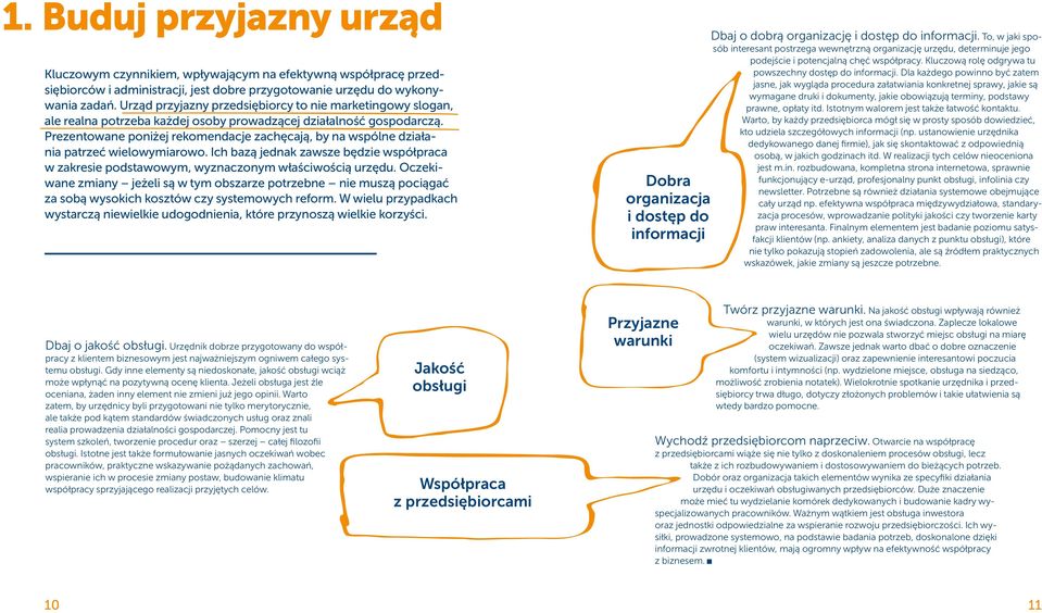 Prezentowane poniżej rekomendacje zachęcają, by na wspólne działania patrzeć wielowymiarowo. Ich bazą jednak zawsze będzie współpraca w zakresie podstawowym, wyznaczonym właściwością urzędu.