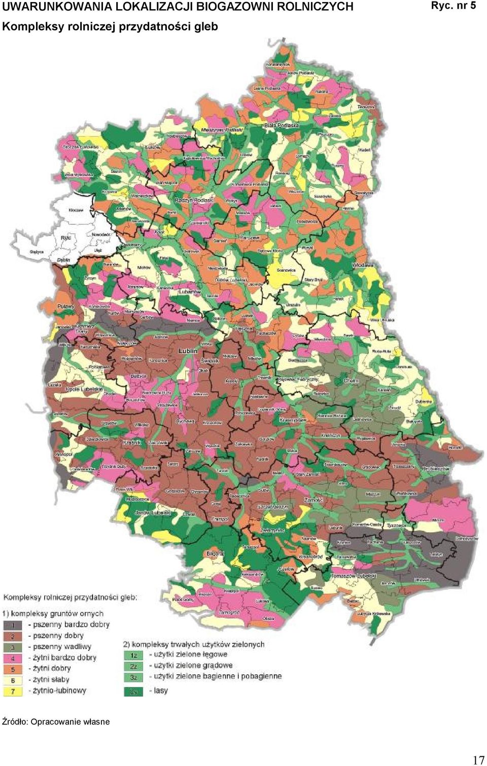 rolniczej przydatności gleb Ryc.
