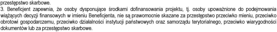 skazane za przestępstwo przeciwko mieniu, przeciwko obrotowi gospodarczemu, przeciwko działalności