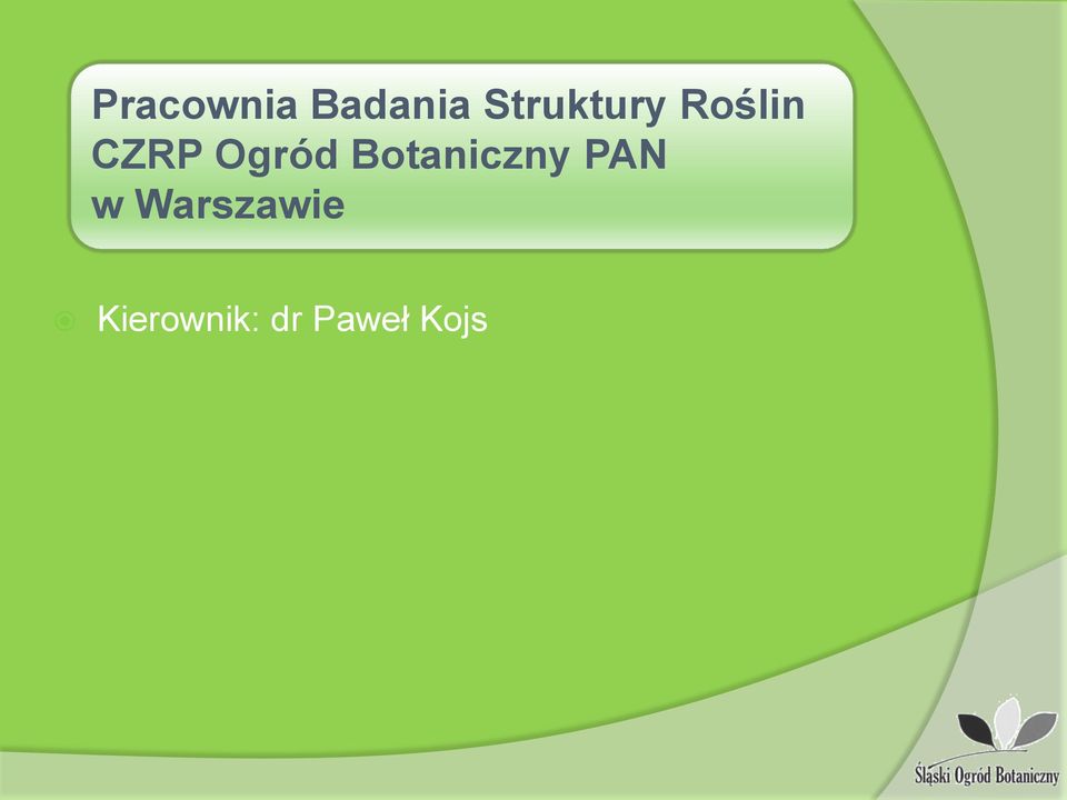 Ogród Botaniczny PAN w