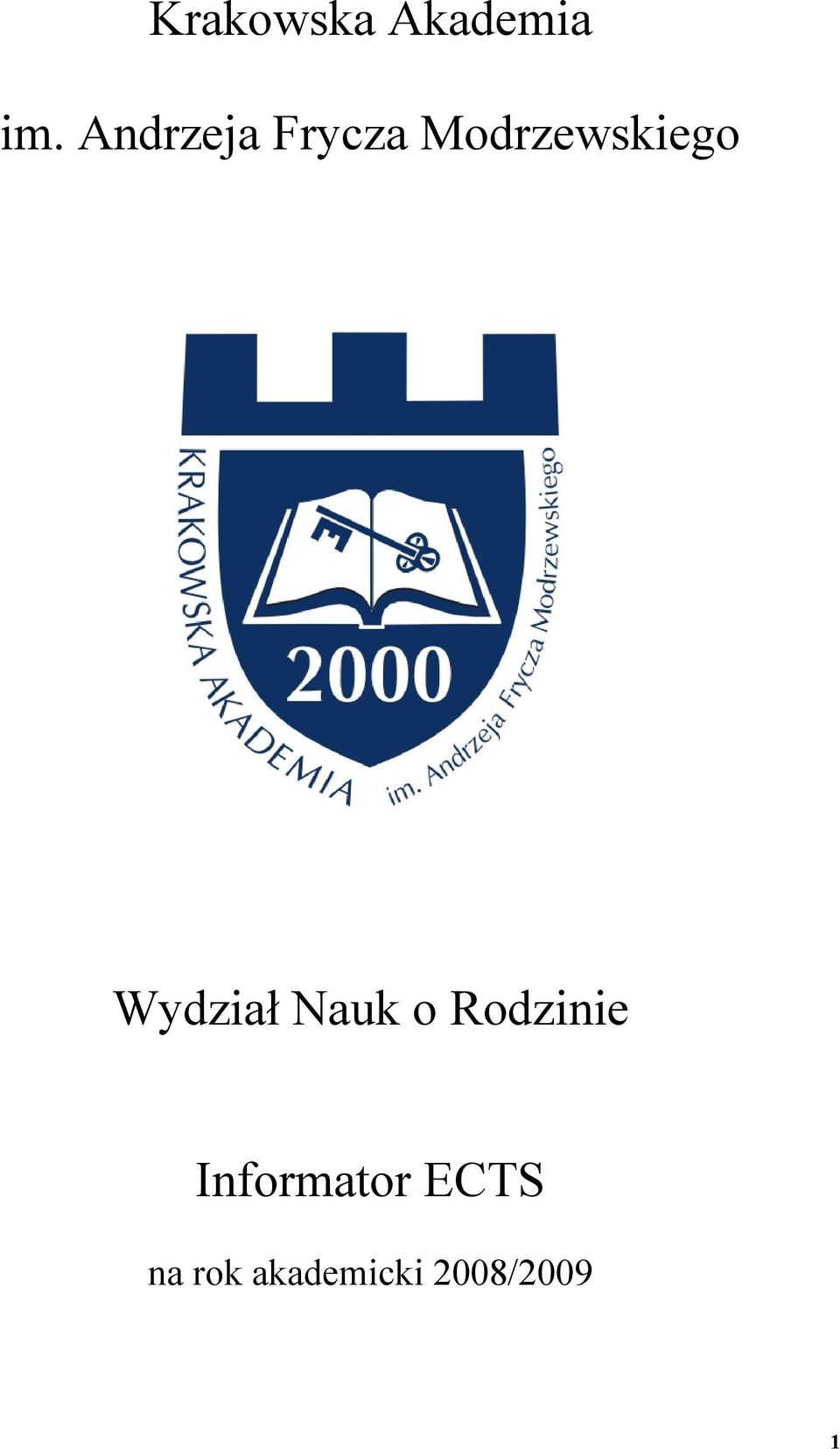 Wydział Nauk o Rodzinie