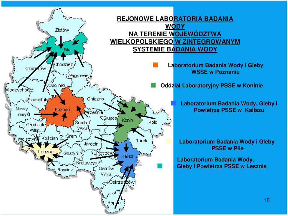 Laboratoryjny PSSE w Koninie Laboratorium Badania Wody, Gleby i Powietrza PSSE w Kaliszu