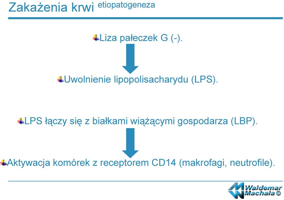 LPS łączy się z białkami wiążącymi gospodarza