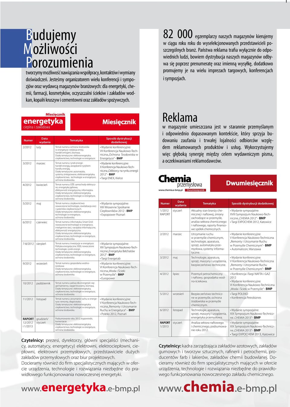 cementowni oraz zakładów spożywczych. 2/2012 luty Temat numeru: ochrona środowiska w energetyce: redukcja emisji, handel emisjami, biomasa. ciepłownictwo, technologie w energetyce.