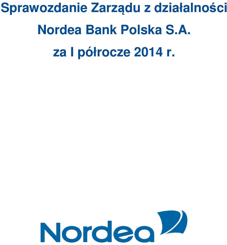 Nordea Bank Polska S.