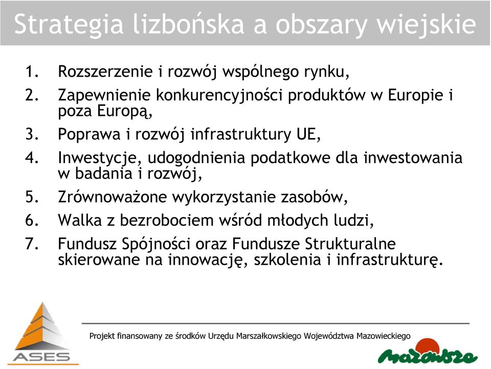 Inwestycje, udogodnienia podatkowe dla inwestowania w badania i rozwój, 5.