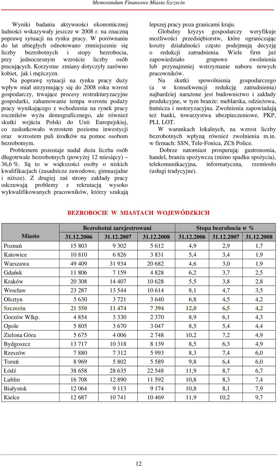 Korzystne zmiany dotyczyły zarówno kobiet, jak i mężczyzn.