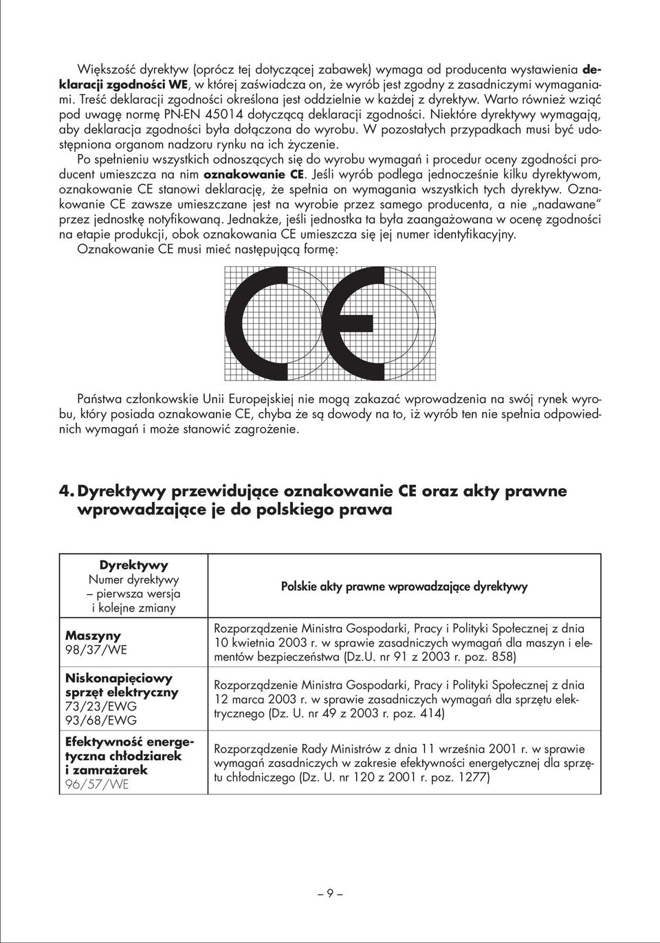 Niektóre dyrektywy wymagają, aby deklaracja zgodności była dołączona do wyrobu. W pozostałych przypadkach musi być udostępniona organom nadzoru rynku na ich życzenie.