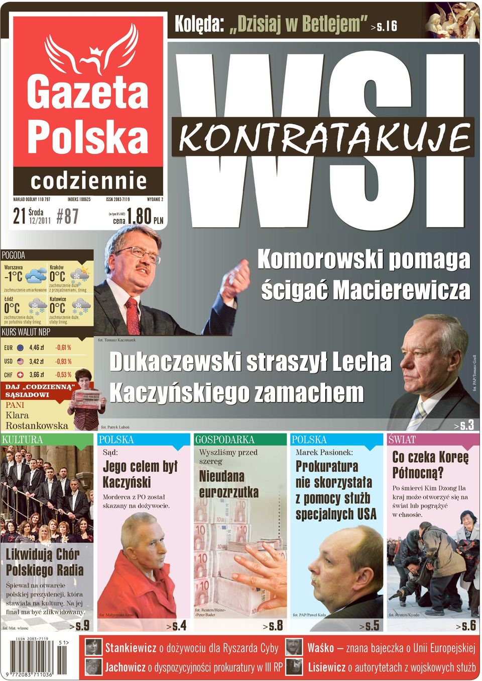 Kraków 0 C zachmurzenie duże zachmurzenie umiarkowanea z przejaśnieniami, śnieg Katowice 0 C 0 C zachmurzenie duże, po południu słaby ł śnieg i zachmurzenie duże, słaby śnieg.