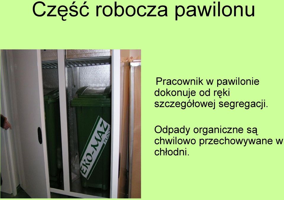 szczegółowej segregacji.