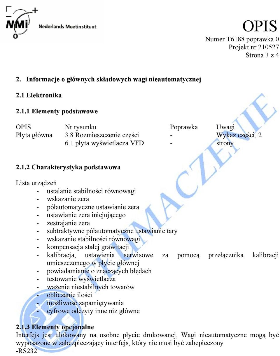 płyta wyświetlacza VFD - strony 2.1.