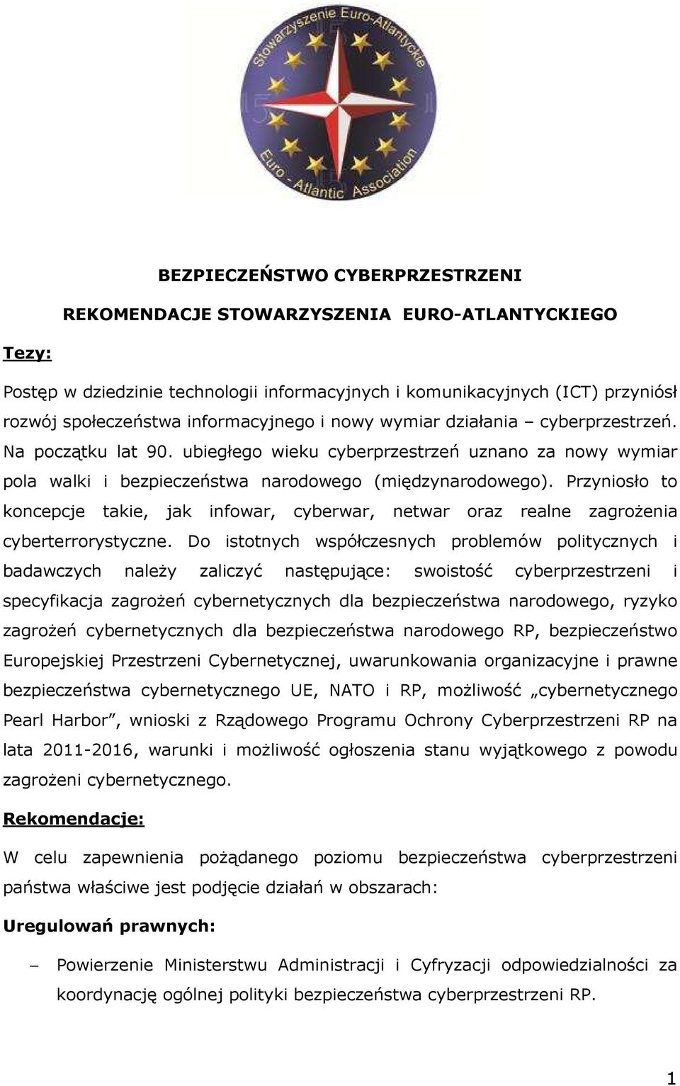 Przyniosło to koncepcje takie, jak infowar, cyberwar, netwar oraz realne zagrożenia cyberterrorystyczne.