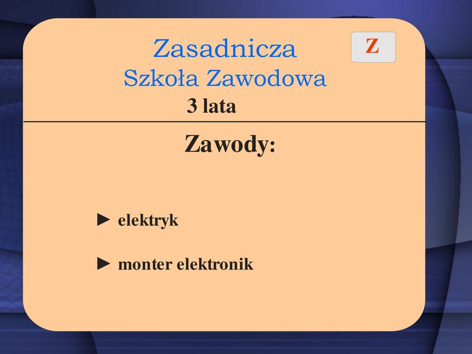 Zawody: elektryk