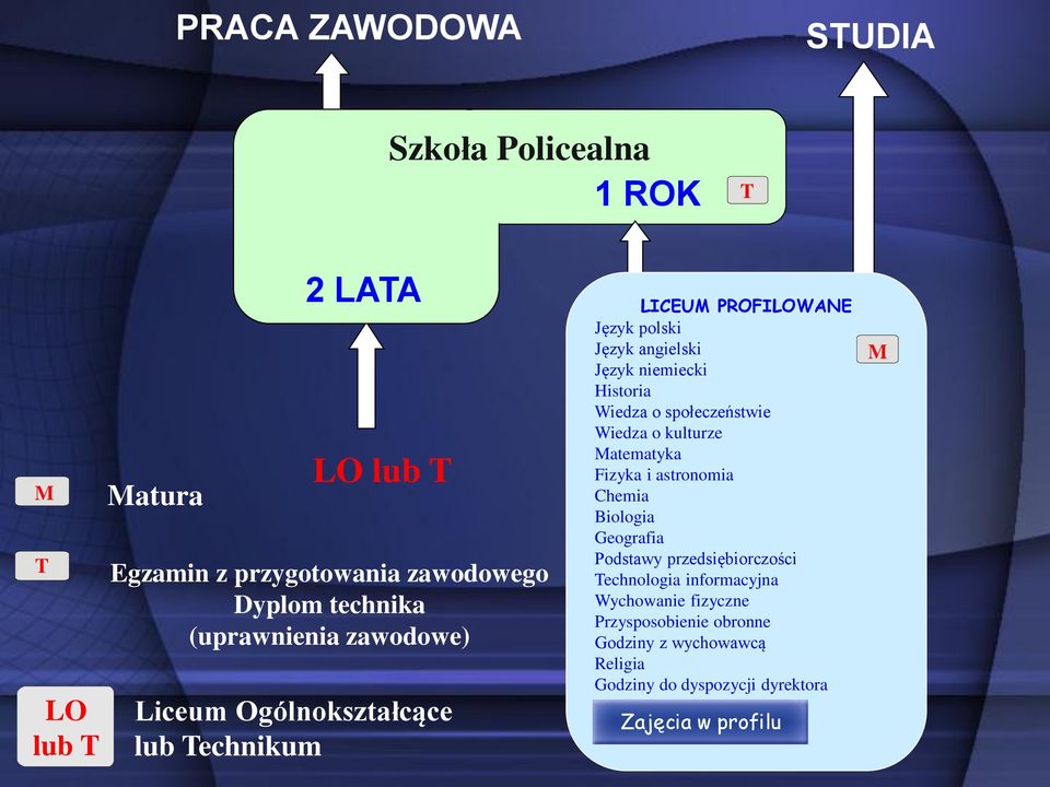 Wiedza o społeczeństwie Wiedza o kulturze Matematyka Fizyka i astronomia Chemia Biologia Geografia Podstawy przedsiębiorczości