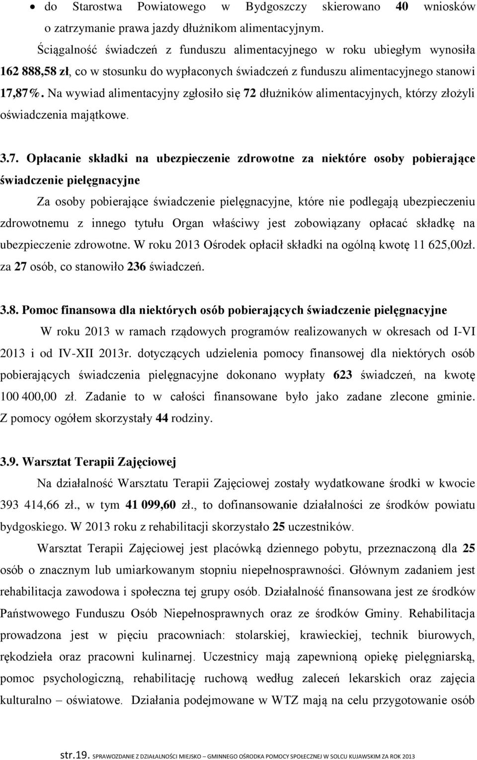 Na wywiad alimentacyjny zgłosiło się 72