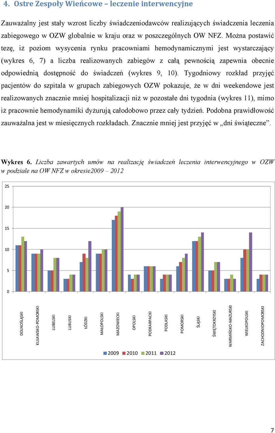 dostępność do świadczeń (wykres 9, 1).