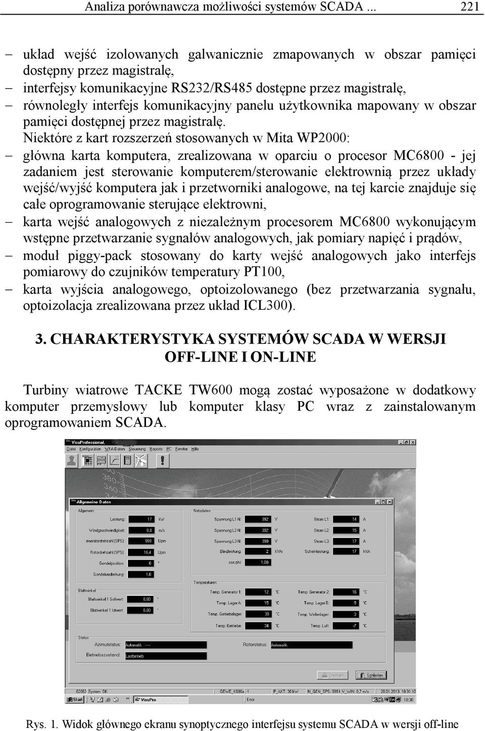 panelu użytkownika mapowany w obszar pamięci dostępnej przez magistralę.