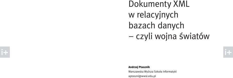 Andrzej Ptasznik Warszawska