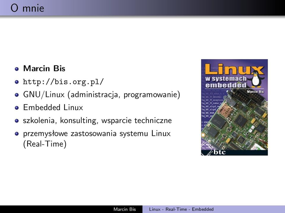 programowanie) Embedded Linux szkolenia,