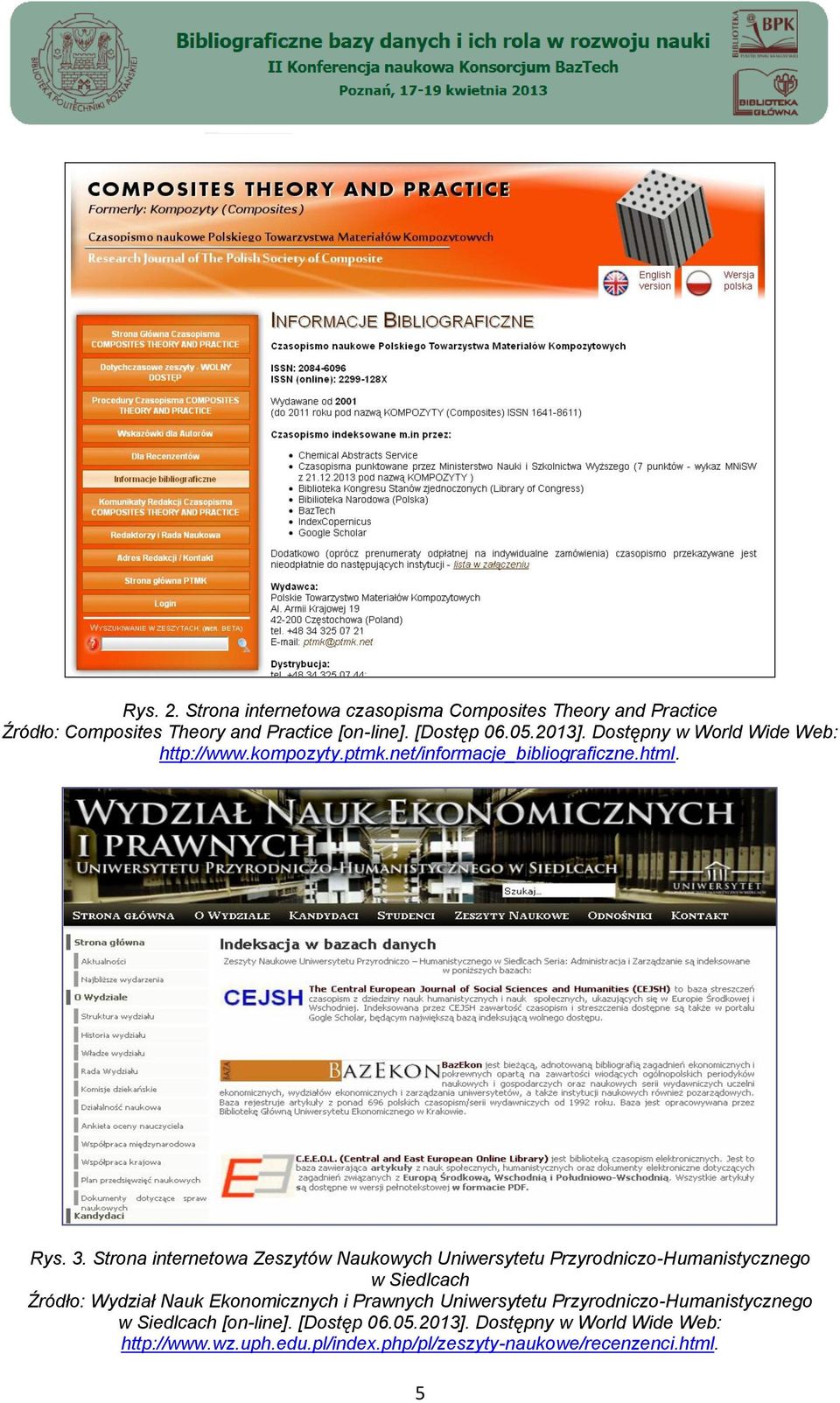 Strona internetowa Zeszytów Naukowych Uniwersytetu Przyrodniczo-Humanistycznego w Siedlcach Źródło: Wydział Nauk Ekonomicznych i Prawnych