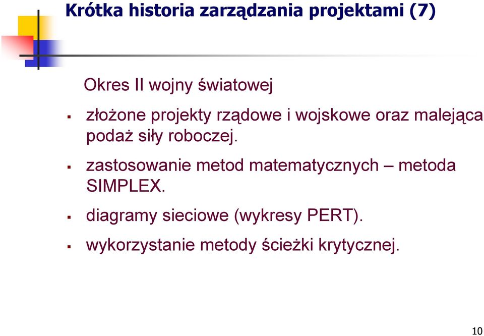 siły roboczej. zastosowanie metod matematycznych metoda SIMPLEX.