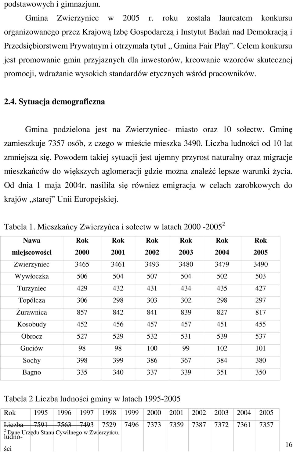 Celem konkursu jest promowanie gmin przyjaznych dla inwestorów, kreowanie wzorców skutecznej promocji, wdraŝanie wysokich standardów etycznych wśród pracowników. 2.4.