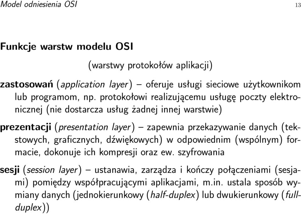 danych (tekstowych, graficznych, dźwiękowych) w odpowiednim (wspólnym) formacie, dokonuje ich kompresji oraz ew.