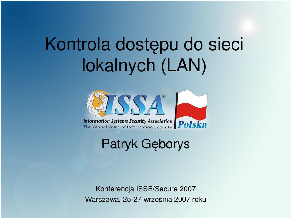 Gęborys Konferencja