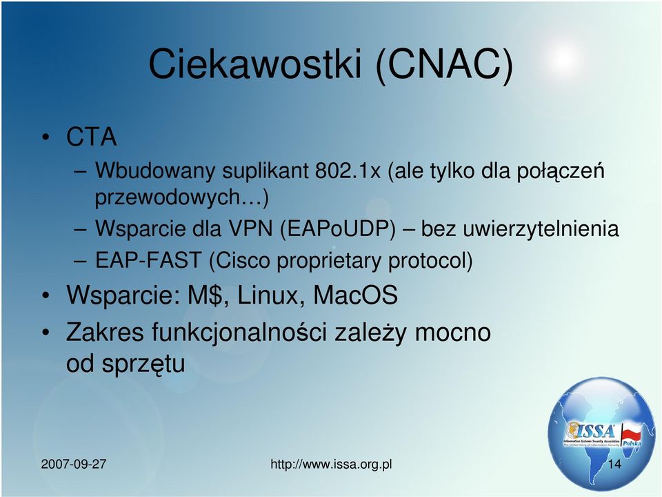 (EAPoUDP) bez uwierzytelnienia EAP-FAST (Cisco proprietary