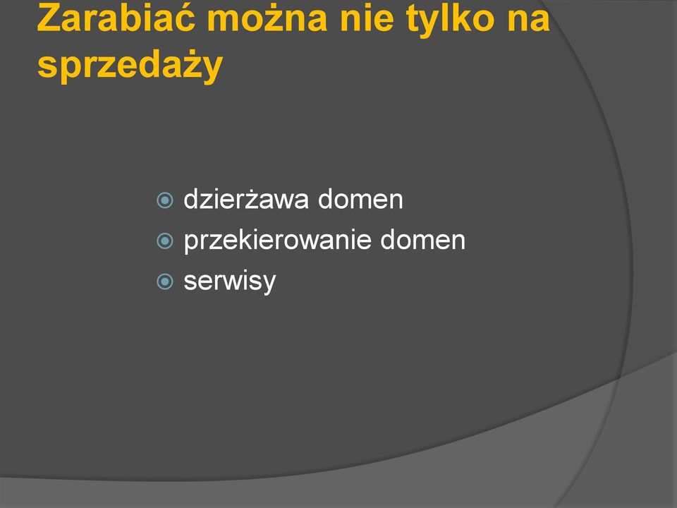 dzierżawa domen