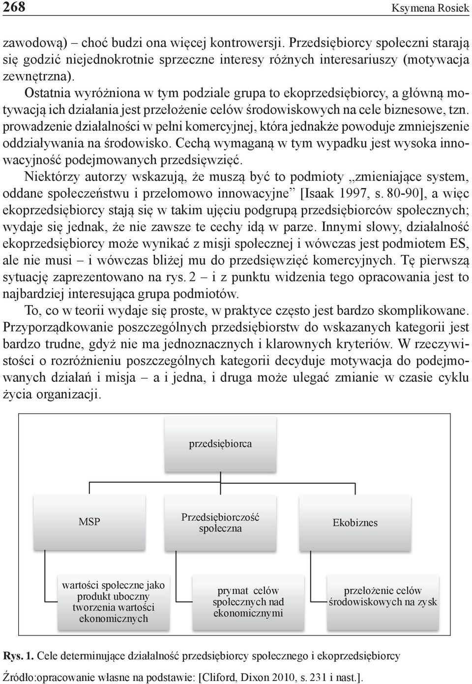 prowadzenie działalności w pełni komercyjnej, która jednakże powoduje zmniejszenie oddziaływania na środowisko. Cechą wymaganą w tym wypadku jest wysoka innowacyjność podejmowanych przedsięwzięć.