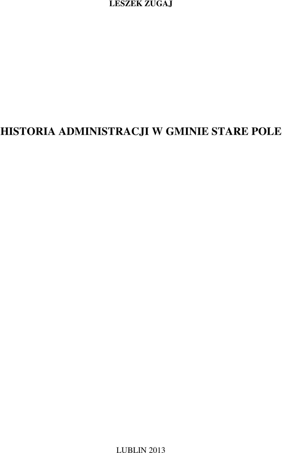 ADMINISTRACJI W
