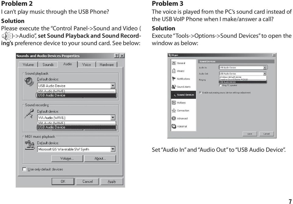 preference device to your sound card.