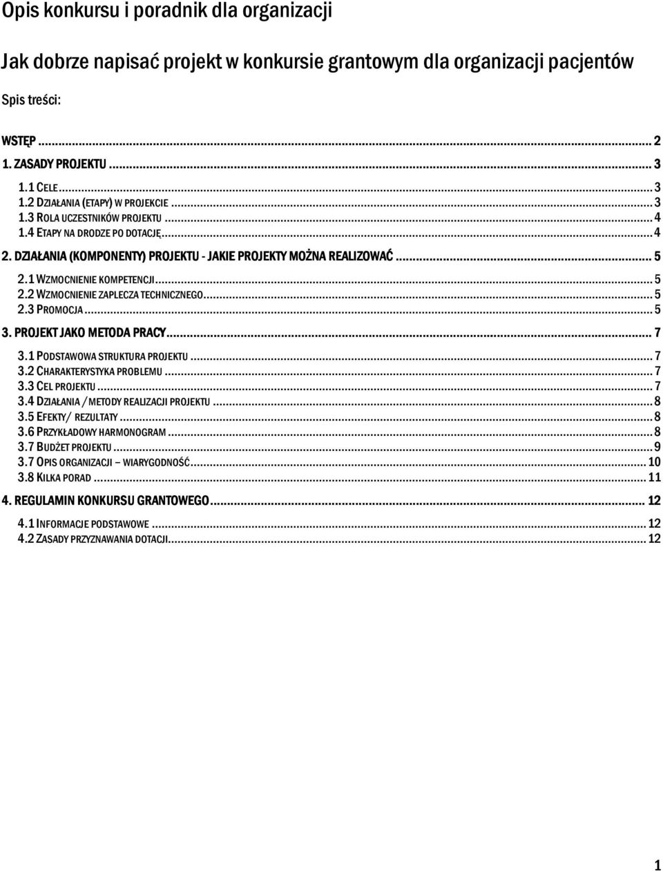 .. 5 2.3 PROMOCJA... 5 3. PROJEKT JAKO METODA PRACY...... 7 3.1 PODSTAWOWA STRUKTURA PROJEKTU... 7 3.2 CHARAKTERYSTYKA PROBLEMU... 7 3.3 CEL PROJEKTU... 7 3.4 DZIAŁANIA /METODY REALIZACJI PROJEKTU.