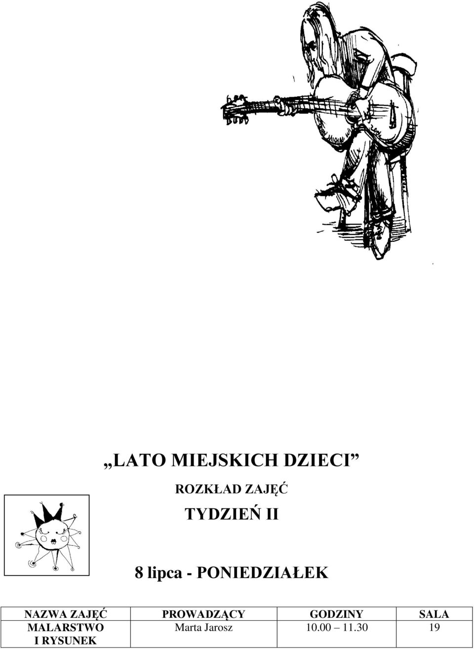 ZAJĘĆ TYDZIEŃ II