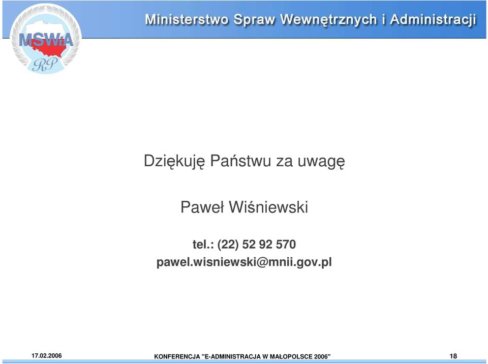 wisniewski@mnii.gov.pl 17.02.