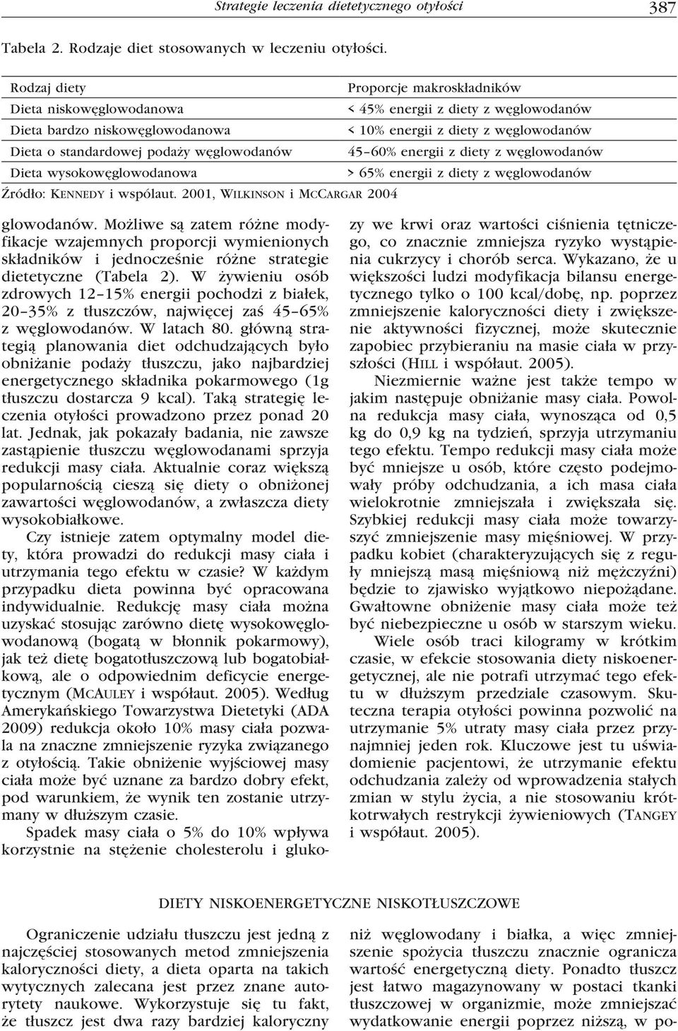 węglowodanów 45 60% energii z diety z węglowodanów Dieta wysokowęglowodanowa > 65% energii z diety z węglowodanów Źródło: Kennedy i wspólaut. 2001, Wilkinson i McCargar 2004 glowodanów.