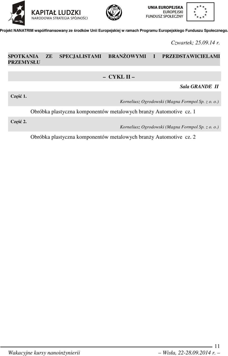 Część 1. Korneliusz Ogrodowski (Magna Formpol Sp. z o.