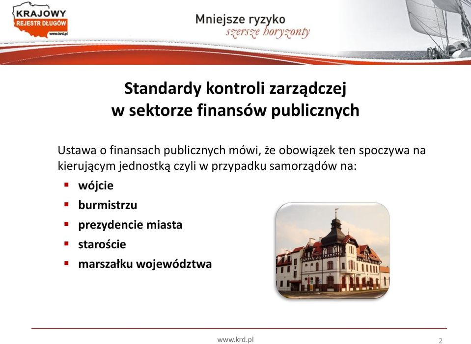 na kierującym jednostką czyli w przypadku samorządów na: