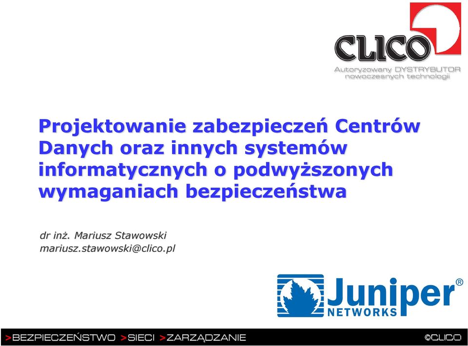 podwyższonych wymaganiach bezpieczeństwa dr