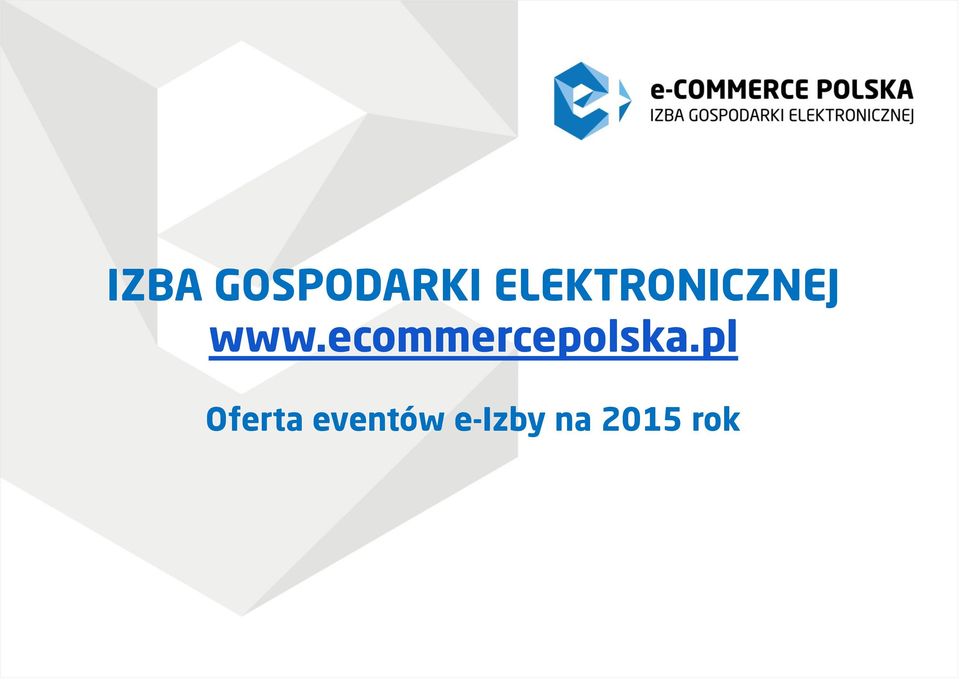 pl Oferta eventów e-izby na 2015