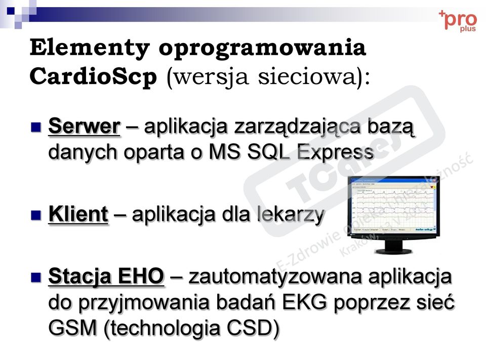 Klient aplikacja dla lekarzy Stacja EHO zautomatyzowana