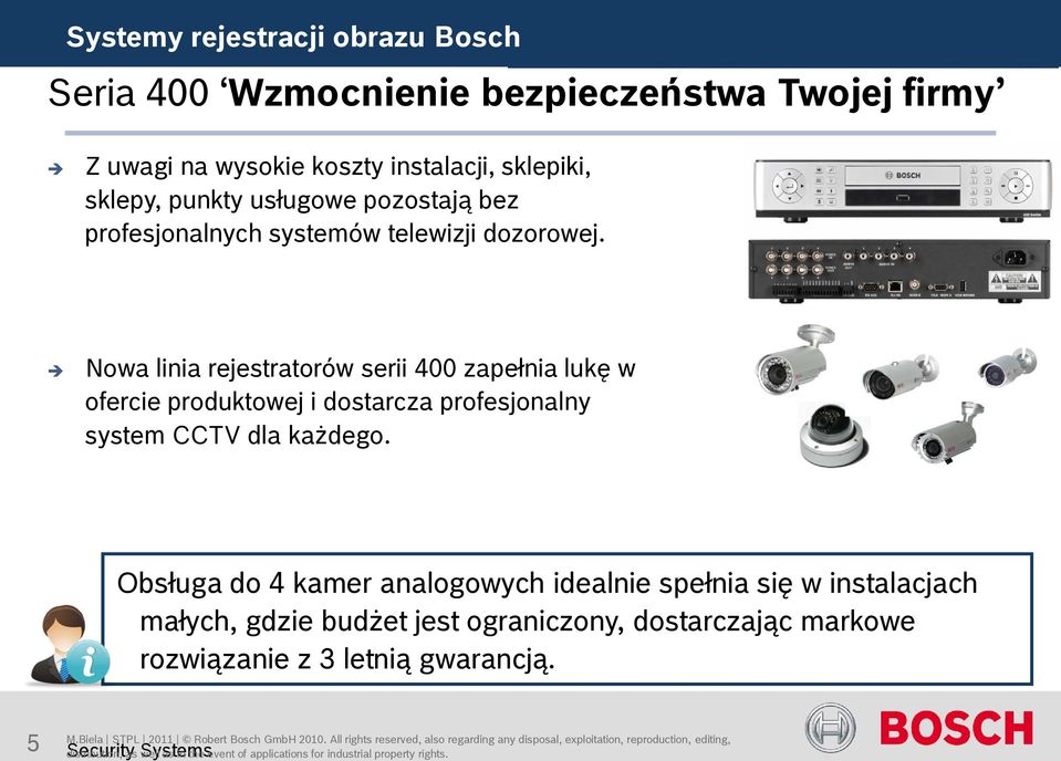 Nowa linia rejestratorów serii 400 zapełnia lukę w ofercie produktowej i dostarcza profesjonalny system CCTV dla każdego.