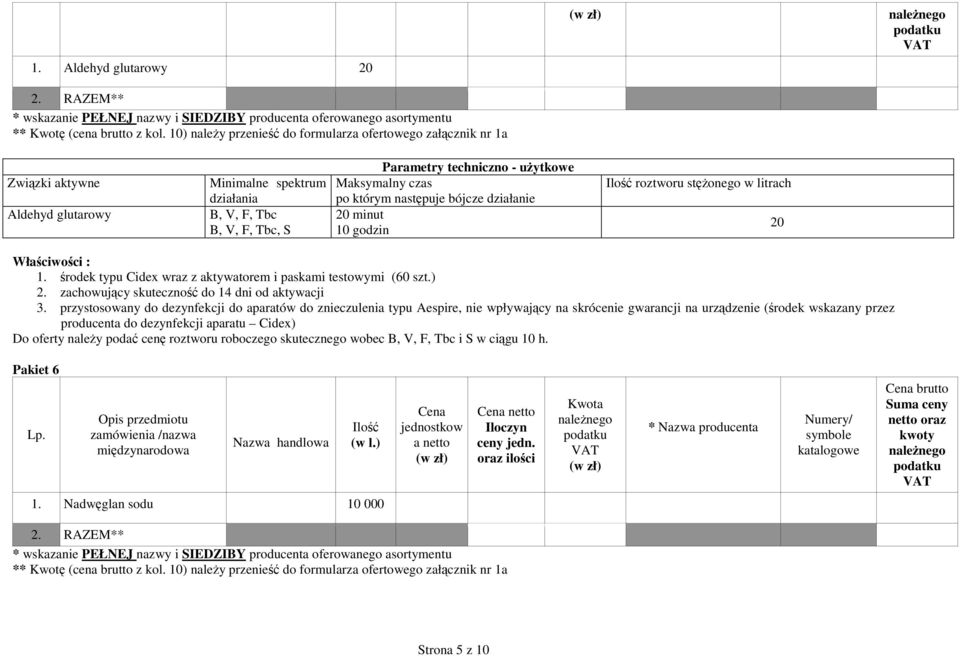 zachowujący skuteczność do 14 dni od aktywacji 3.