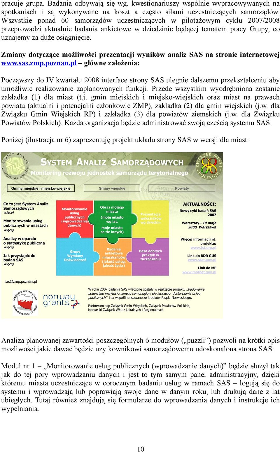 Zmiany dotyczące możliwości prezentacji wyników analiz SAS na stronie internetowej www.sas.zmp.poznan.