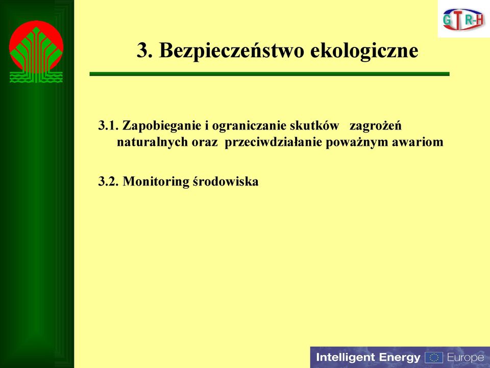 zagrożeń naturalnych oraz